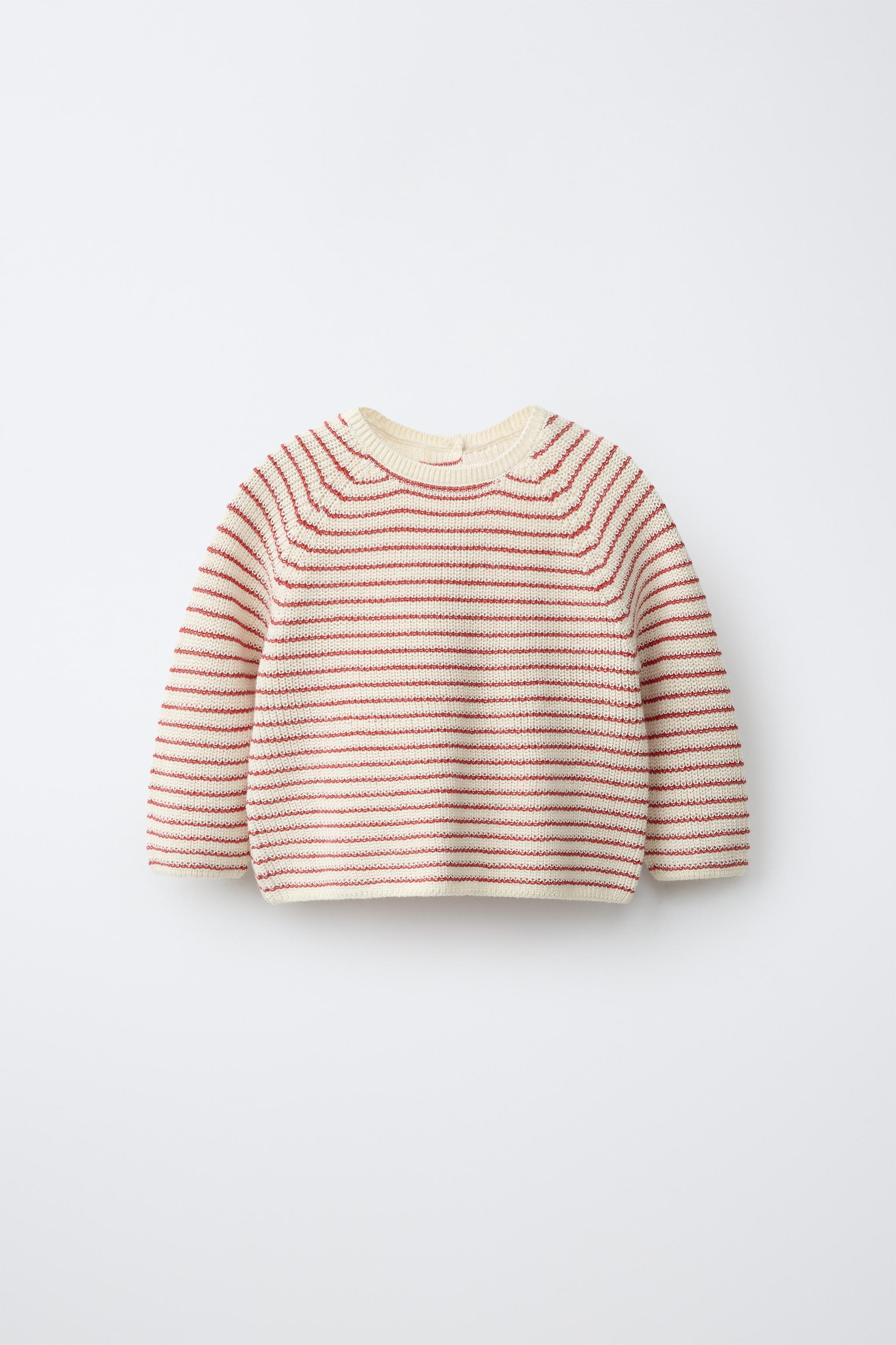 STRIPED KNIT JUMPER